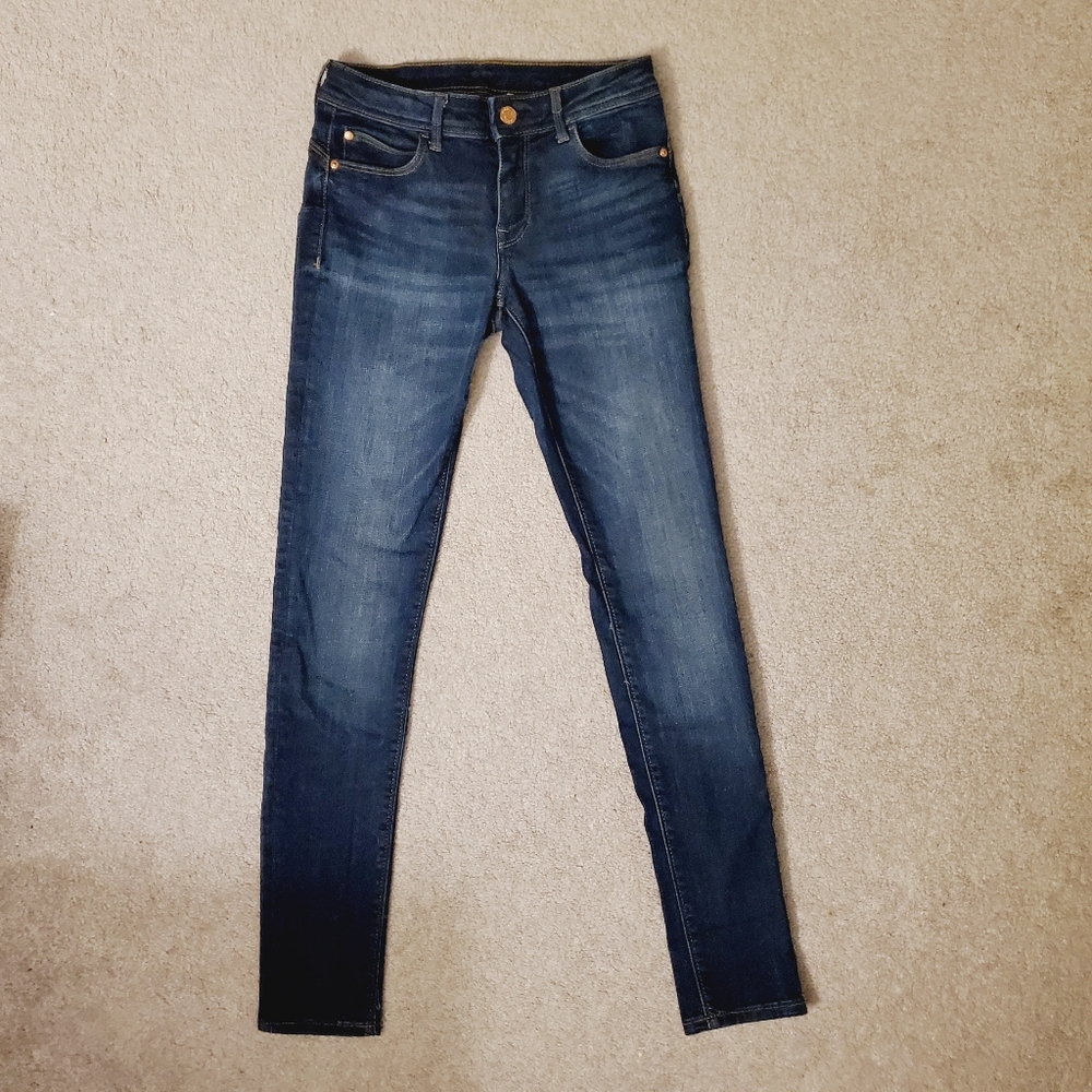 h&m low waist jeggings 25 xs